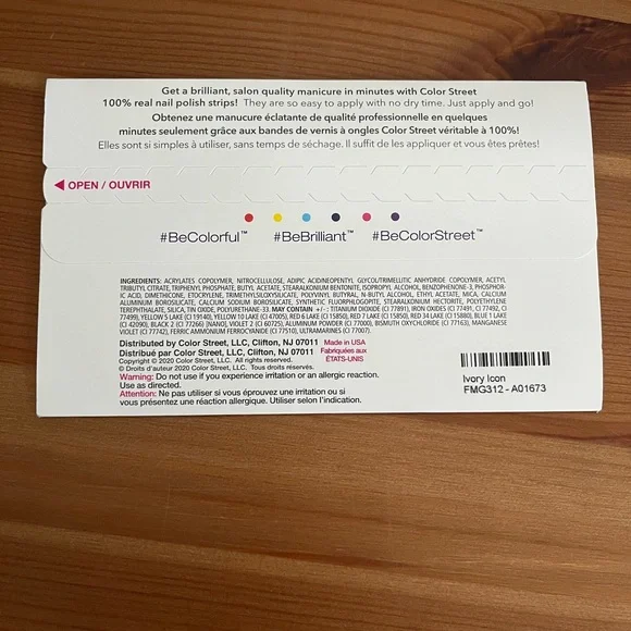 💅 3/$25 - ColorStreet - Ivory Icon - Picture 3 of 4